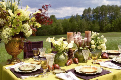 Table Arrangement, Mountain Veiw Grand, Whitefield NH