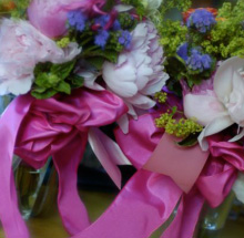 Bridal Bridesmaids Bouquet, Waitsfield, VT