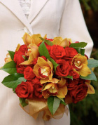 Roses and Orchid Bouquet, Boston, MA